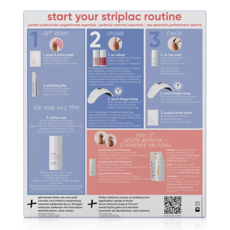 alessandro Striplac UV Starter kits de vernis à ongle