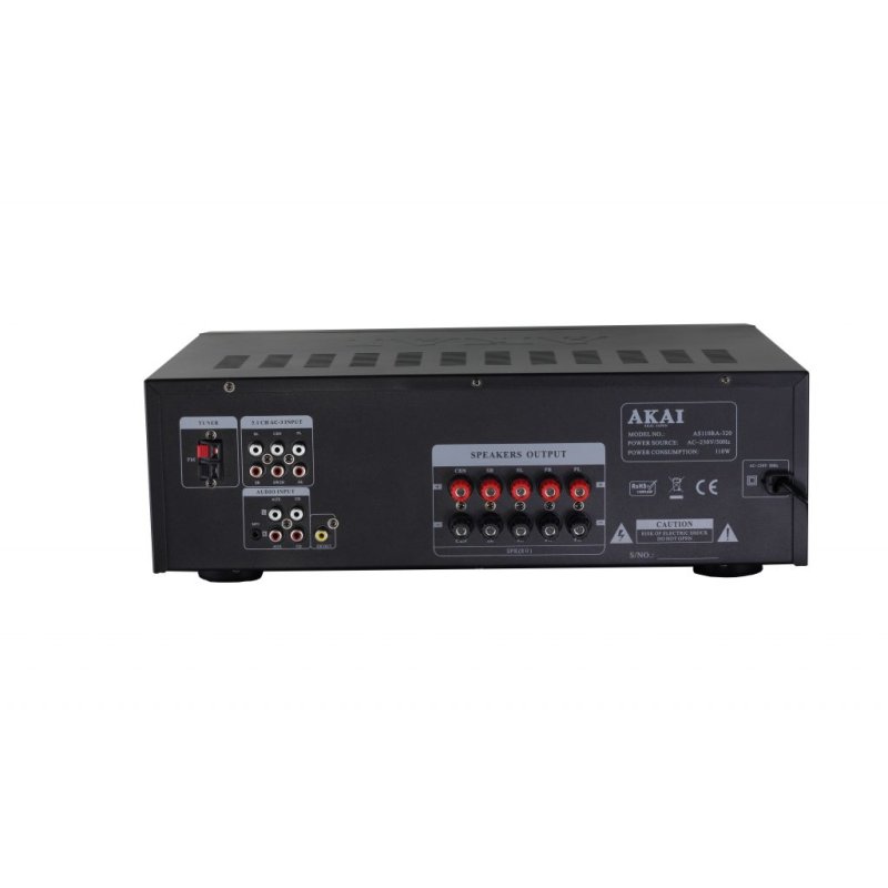 Akai AS110RA-320 récepteur AV 30 W 5.1 canaux Surround Noir