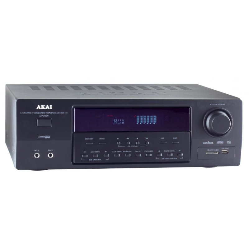 Akai AS110RA-320 récepteur AV 30 W 5.1 canaux Surround Noir