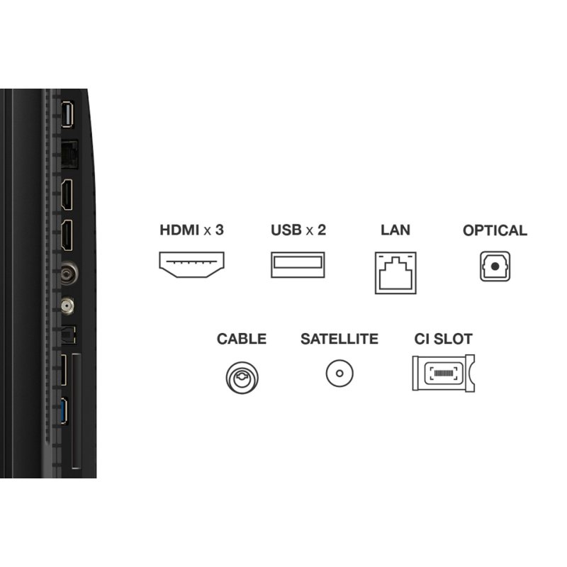 TCL P7K 43P7K TV 109.2 cm (43") 4K Ultra HD Smart TV Wi-Fi Metallic 430 cd/m²