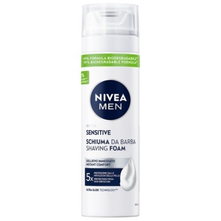 Nivea Shaving Foam 200 Ml For Men New Sensitive