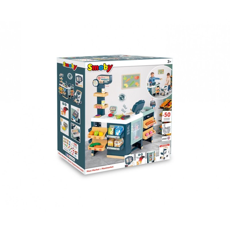 Smoby Maxi-Supermarkt mit Einkaufswagen Modell 2023