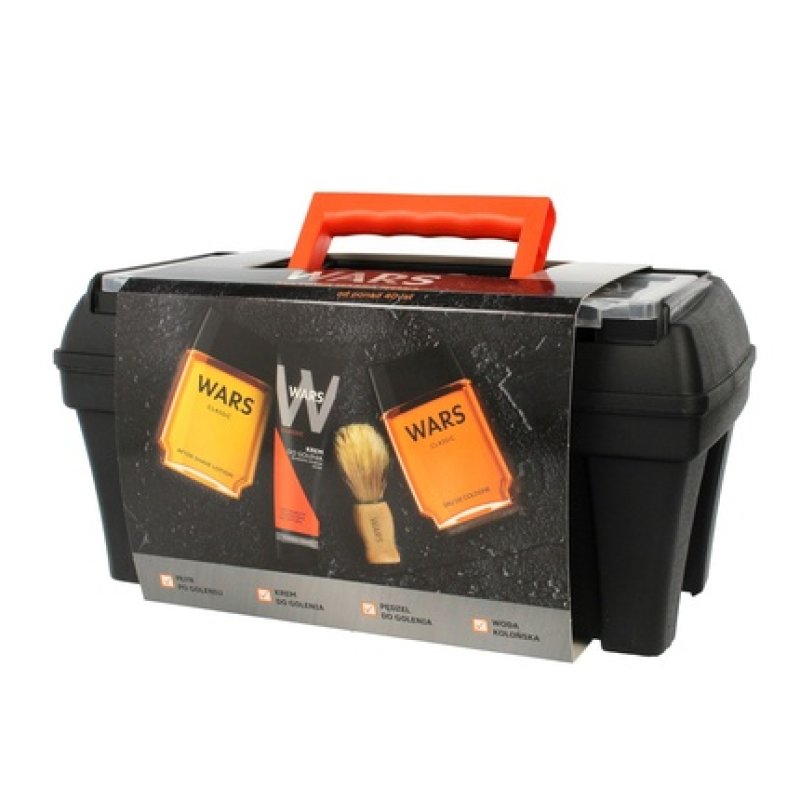 Miraculum Wars Gift Set Classic Box With Aftershave Shaving Cream Cologne And Brush