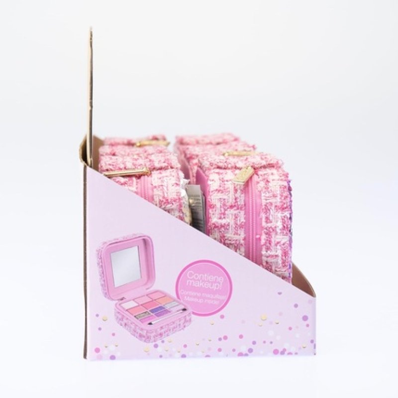 Girabrilla Mini Case Cosmetic Bag with Mirror and Makeup Set for Kids