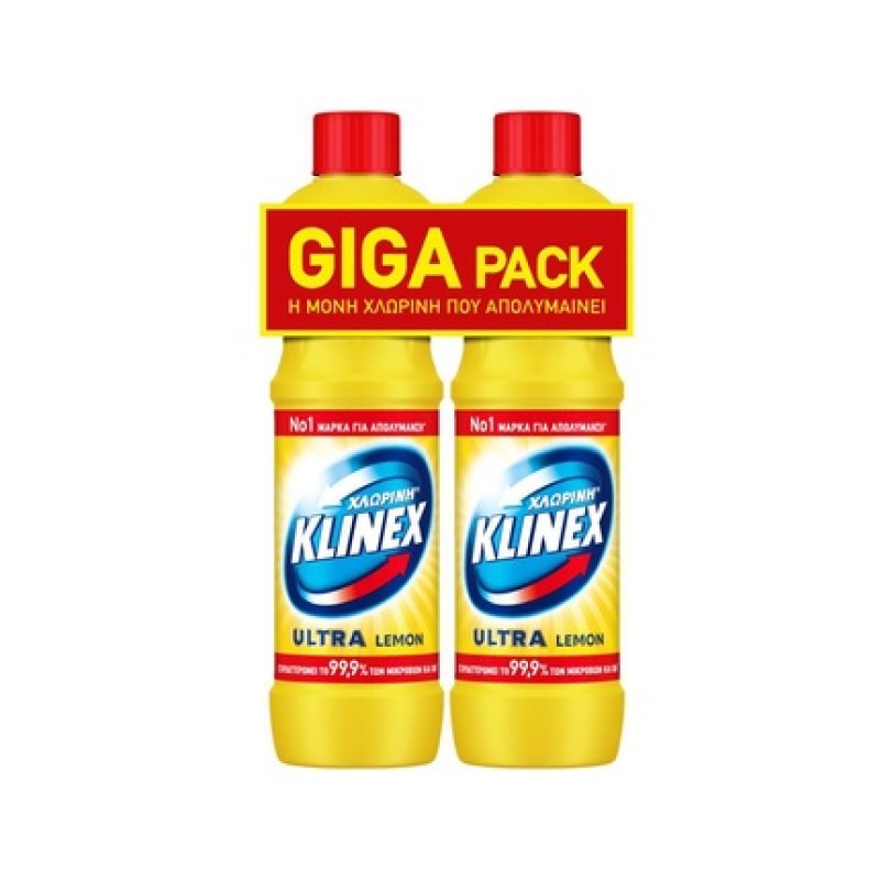 Klinex Lemon Bleach Ultra 2 X 750ml