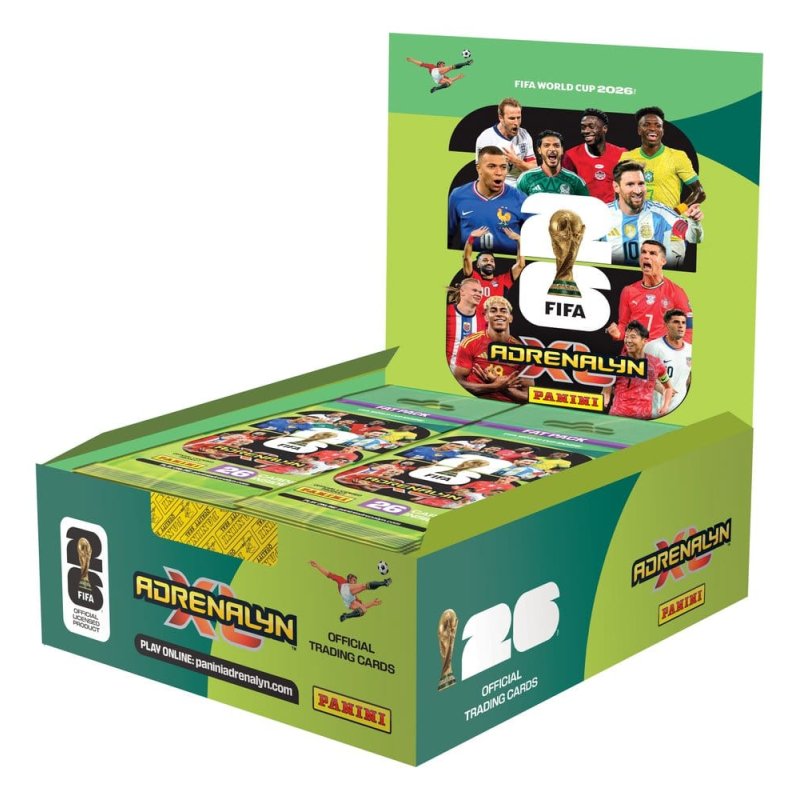 Panini FIFA World Cup 2026 Adrenalyn XL Trading Cards Fatpack Box (10)