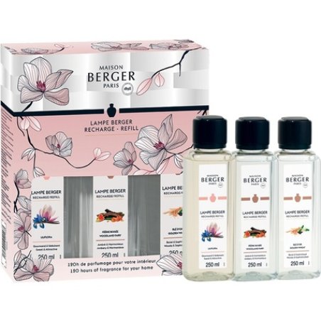 Gift Set Of Bolero Diffuser Refills Triopack 3 X 250 Ml