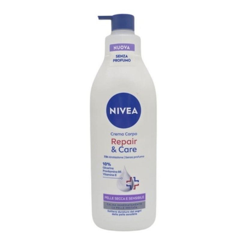 Nivea Body Cream Fluid Rich & Care Pump 400ml