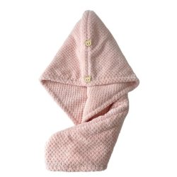 Ecarla Hair Towel Cape Pink 1 Piece