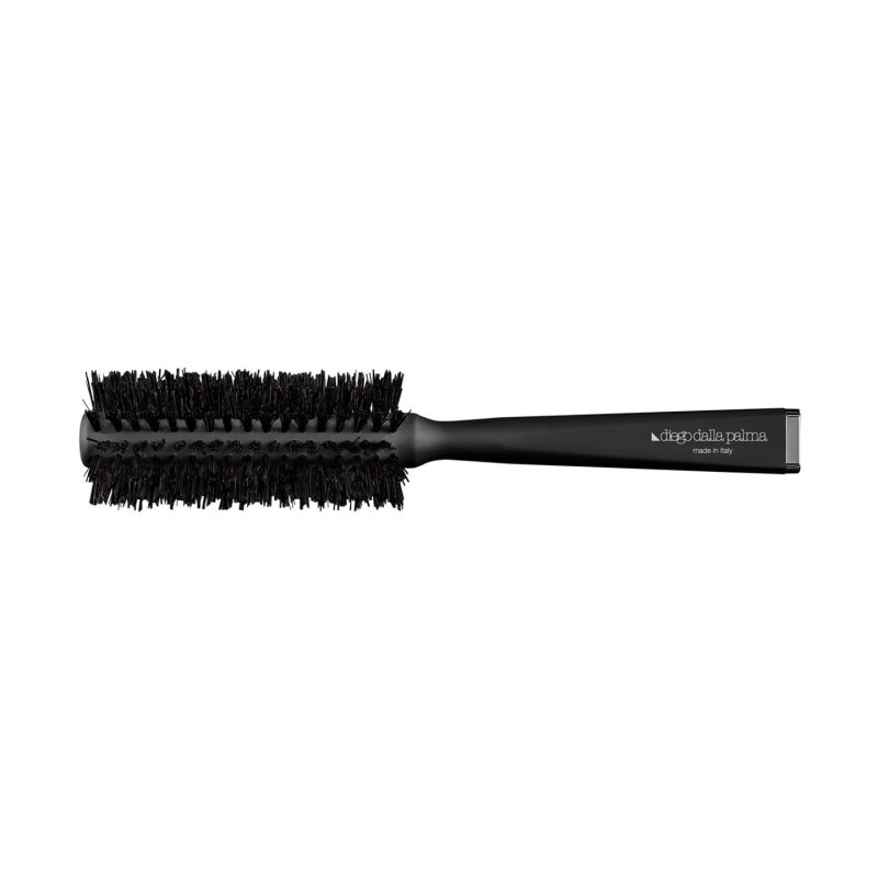 Diego Dalla Palma Wooden Brush Extreme Straight Small For Unisex Hair Brush Black Small