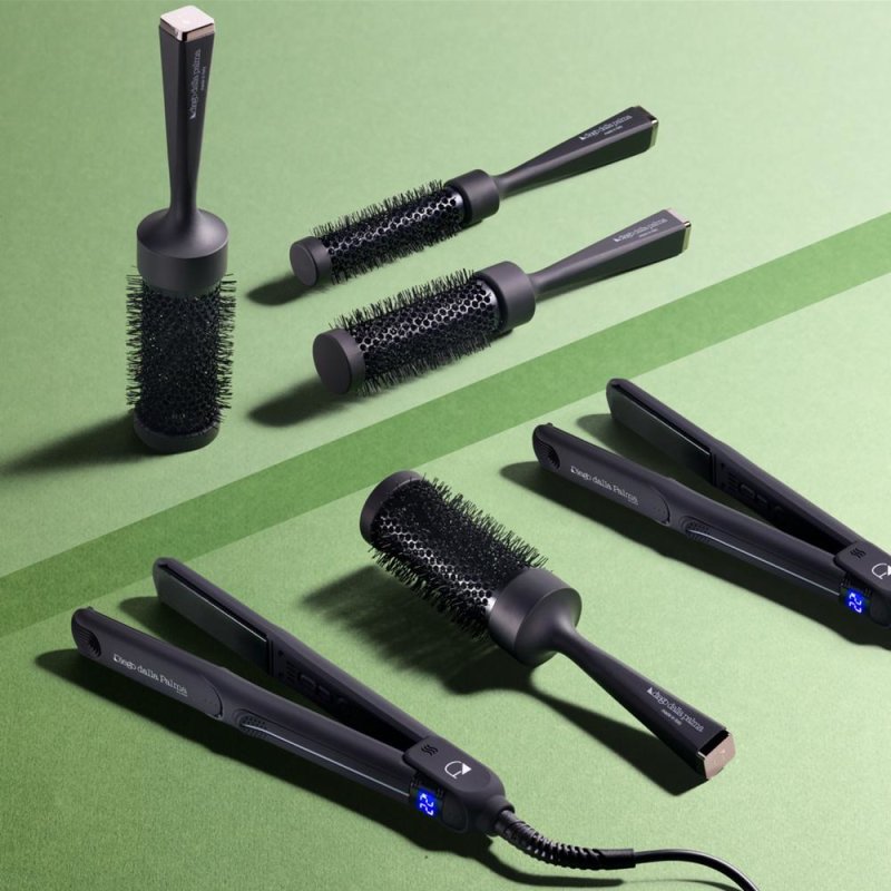 Diego dalla Palma Wooden Brush S Adulte Brosse à cheveux ronde Noir 1 pièce(s)