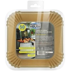 Perfect House Air Fryer Paper Squares 16x16x45 Cm Pack Of 50