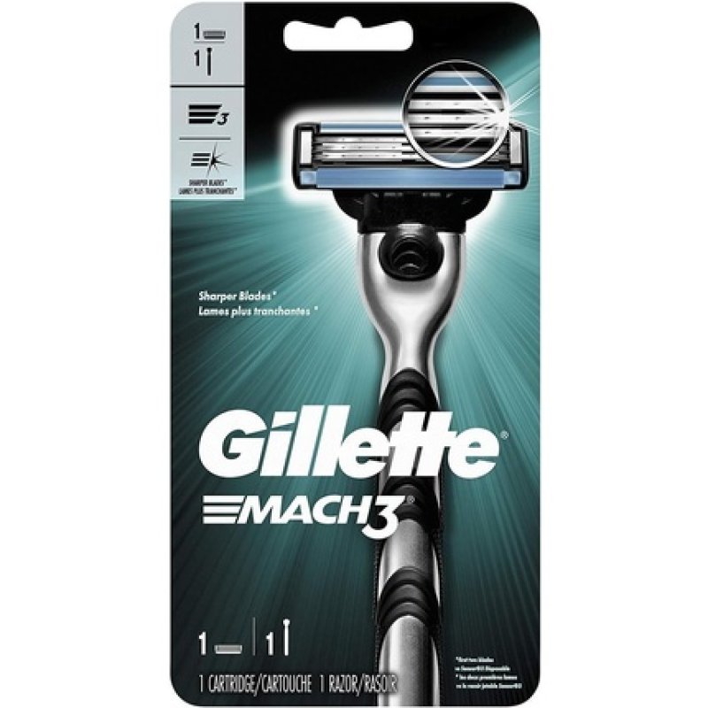 MACH 3 Handle with 1 Cartridge and Turbo Refillable Razor