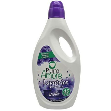 Puro Amore Washing Machine Detergent 2025 Ml For 45 Washes Violet