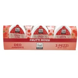 Ma Maison Deo Gel Mini 60g X 3 Frutti Rossi