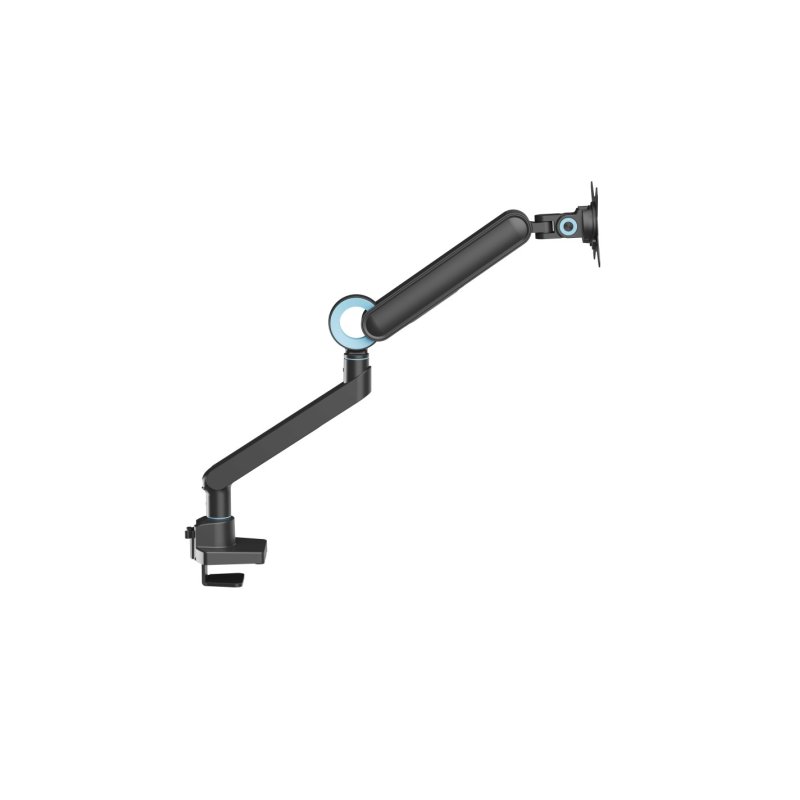 SINGLE MONITOR ARM - 180 LOCKING - BLACK