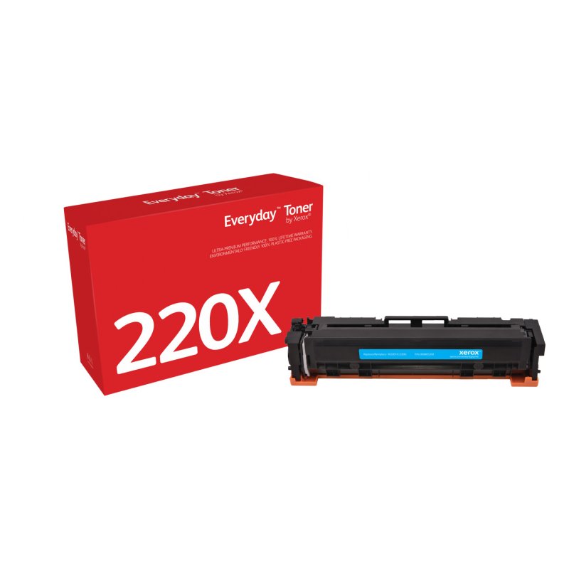 Everyday™ Cyan Toner by Xerox compatible with HP 220X (W2201X), High capacity