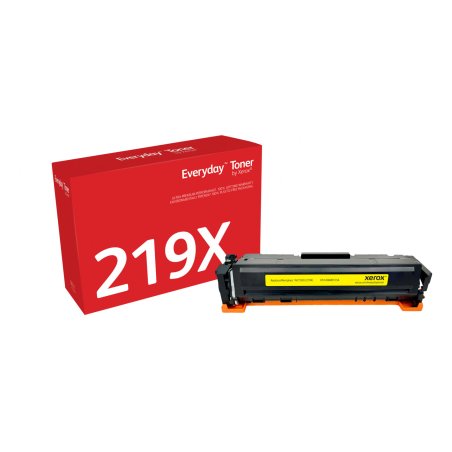 Everyday™ Yellow Toner by Xerox compatible with HP 219X (W2192X), High capacity
