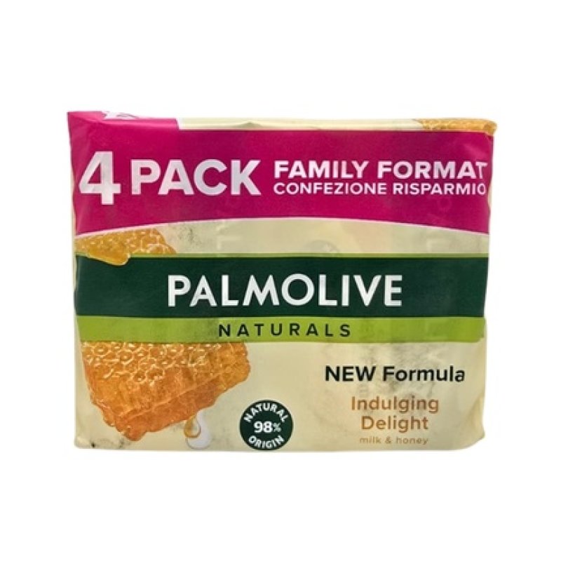 Palmolive Solid Soap 90 Gr X 4 Milk & Honey