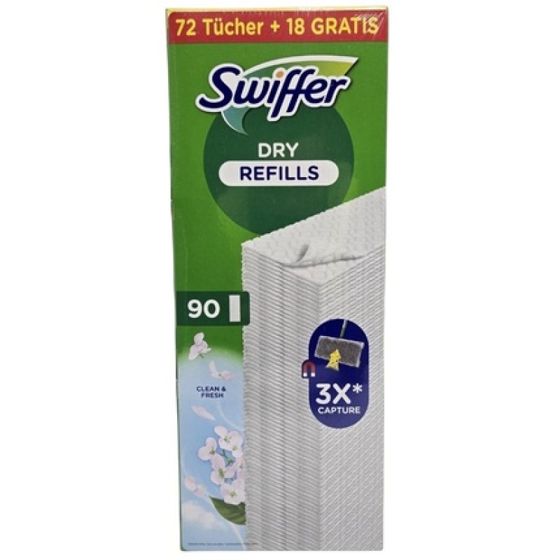 Swiffer Dry Refills 3 X 30 Clean & Fresh Cloths