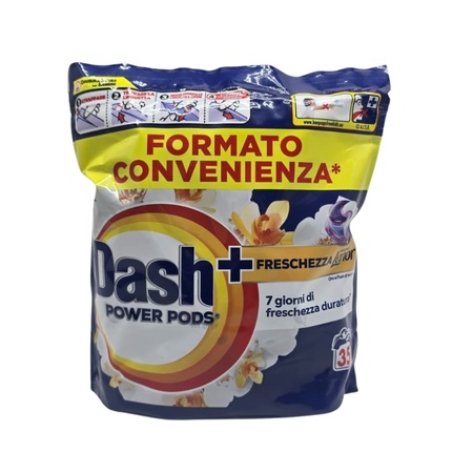 Dash Laundry Pods Power X 35 Gold And Vanilla Flowers By Lenor Freshness