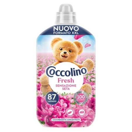Coccolino Concentrated Fabric Softener 1827 Milliliters For 87 Washes Fresh Silk Sensation