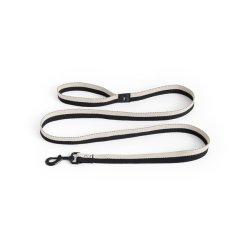 HAY - Dogs Leash Flat - M/L - Black/White