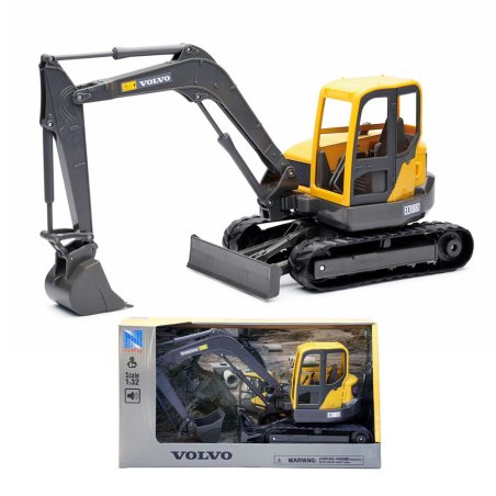 Speed Car - Metal Volvo ECR88D Excavator (40720)