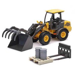 Speed Car - Metal Volvo Wheel Loader with Accessories (40729)