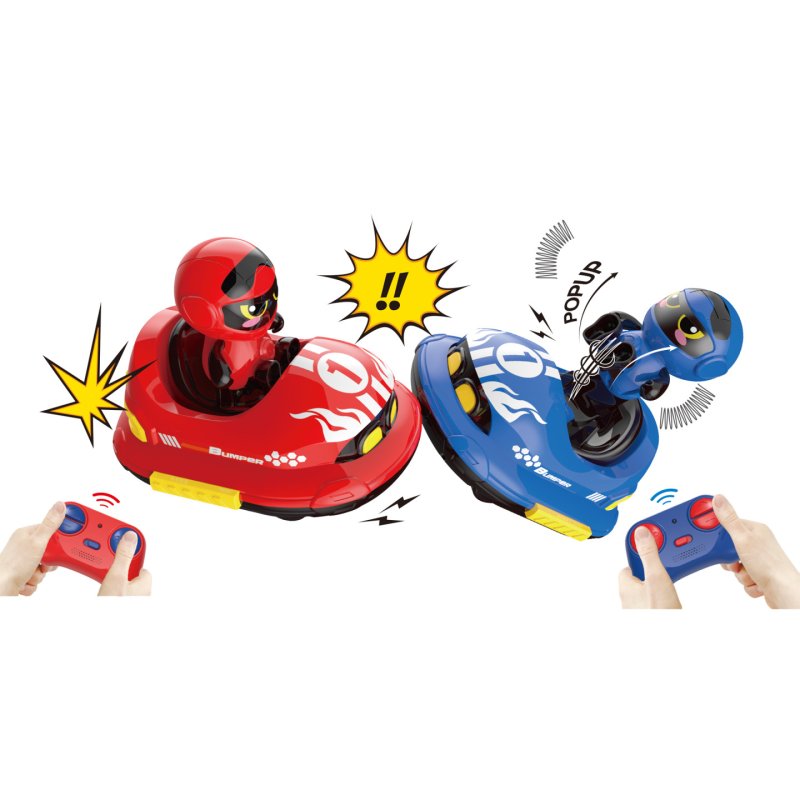 Gear2Play RC Crazy Bumpercars Duo set Radio-Controlled (RC) model Car Electric engine