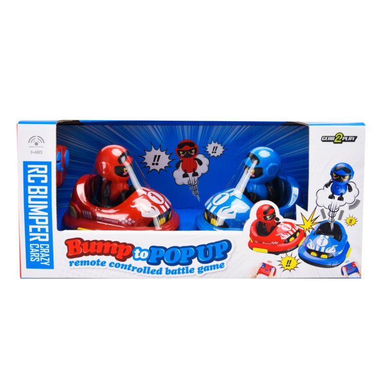 Gear2Play RC Crazy Bumpercars Duo set modèle radiocommandé Voiture Moteur électrique