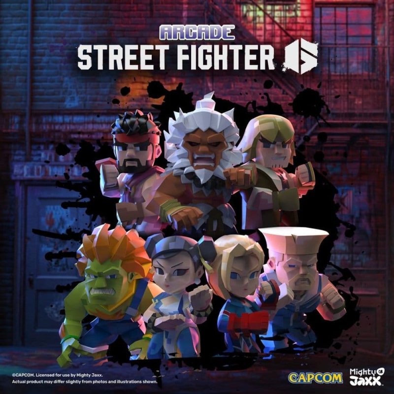 BLIND BOX DE 6 - ARCADE : CAPCOM STREET FIGHTER
