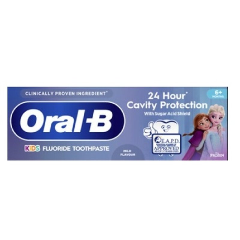 Oralb Kids Toothpaste 60 Ml Frozen Delicate Flavor For Children 6 Months