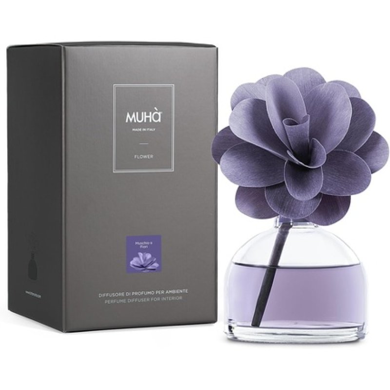Muha Flower Diffuser Moss And Flowers Room Diffuser With Birch Wood 200ml