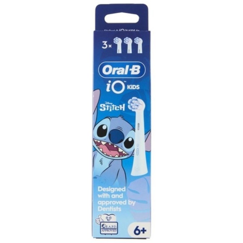 Oralb Electric Toothbrush Io Kids Replacement X 3 Disney Stitch