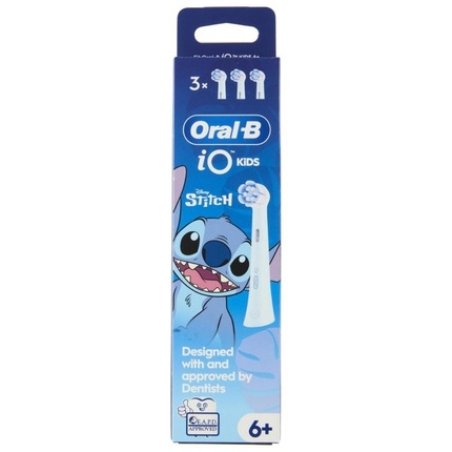 Oralb Electric Toothbrush Io Kids Replacement X 3 Disney Stitch
