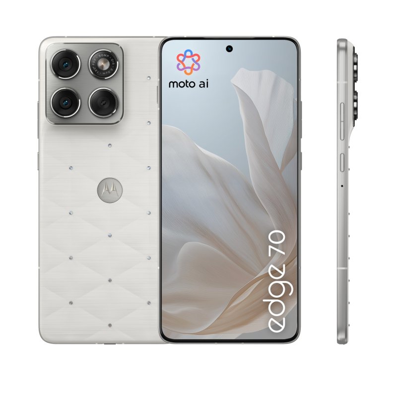 Motorola edge 70 17 cm (6.7") Double SIM Android 16.0 5G USB Type-C 12 Go 512 Go 4800 mAh Blanc