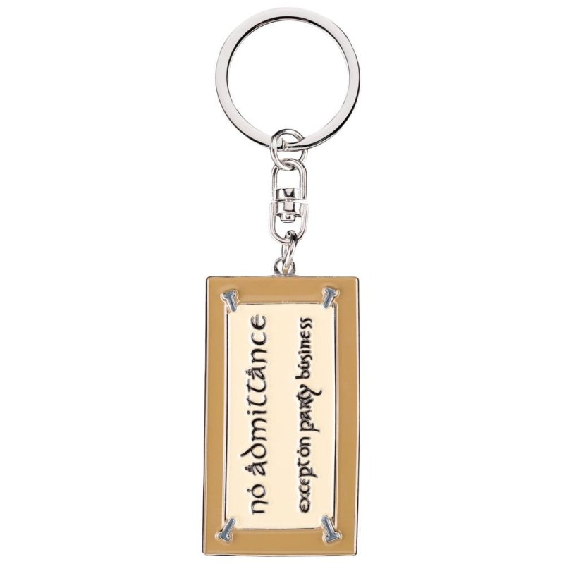 Lord of the Rings Keyring No Admittance Sign 6 cm