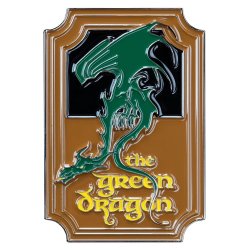 Lord of the Rings Magnet The Green Dragon (Enamel) 7 cm