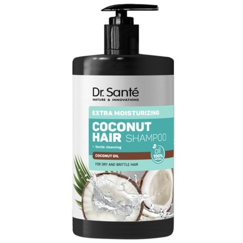 Elfa Pharm Dr Sante Coconut Hair Shampoo For Dry And Brittle Hair Extra Moisturizing 1000 Ml