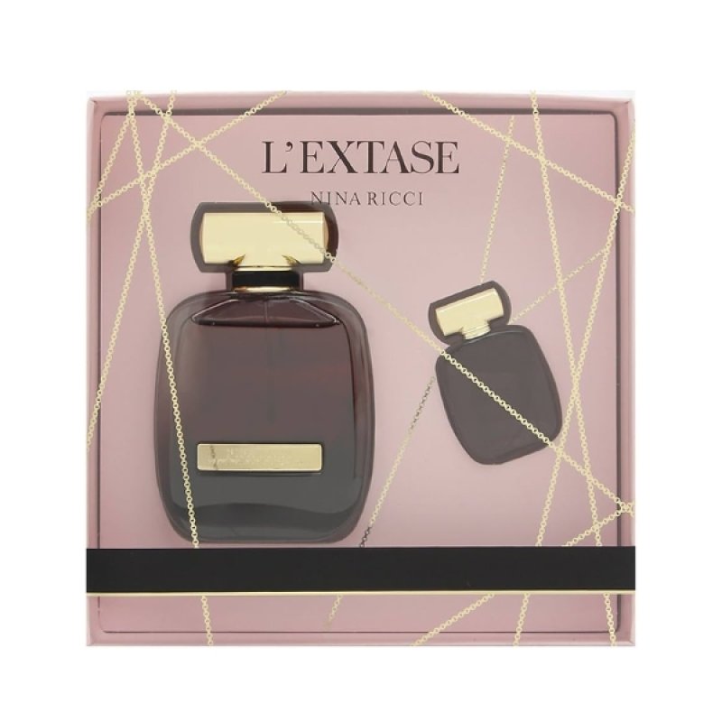 Set Nina Ricci L`Extase, Femei, Eau de Parfum 50 ml Eau de Parfum 5 ml