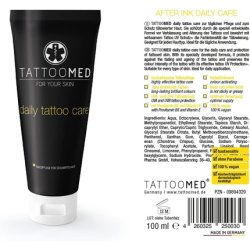 TattooMed Daily Tattoo Care Aftercare for Vibrant Tattoos and UV Protection 100ml