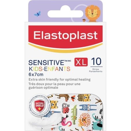 T Sensitive Kids XL Bandages Extra Soft on Skin 10 Count