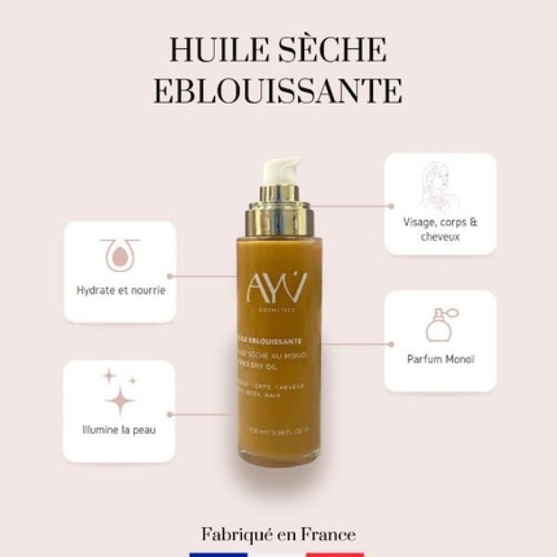 Monoi Oil Dry Oil for Body & Hair - Monoi Scent Made in France