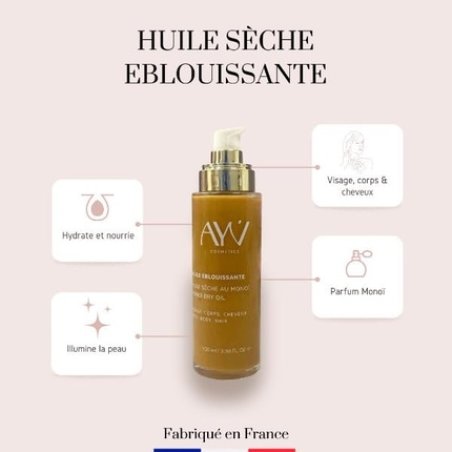 Monoi Oil Dry Oil for Body & Hair - Monoi Scent Made in France