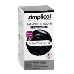 Simplicol Velvet Black Fabric Dye 550 G