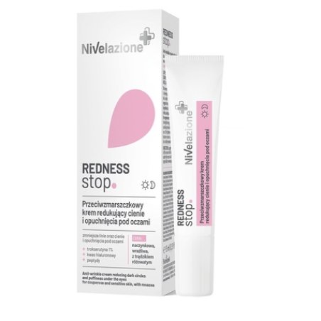 Farmona Nivelazione Redness Stop Antiwrinkle Cream Reducing Dark Circles And Puffiness Under The Eyes 15 Ml