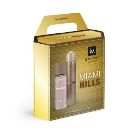 Dramers Jean Marc Miami Hills Women's Gift Set Eau De Toilette 50 Ml Deodorant 75 Ml