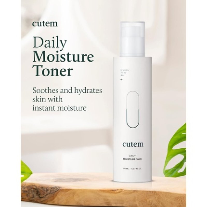 Cutem Daily Moisture Toner 507 fl oz Hydrating Calming Formula