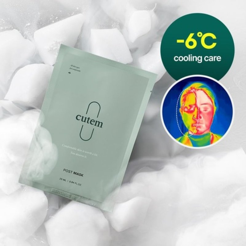 Cutem Post Mask Intensive Cooling Soothing Korean Skin Care